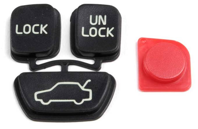 Volvo Remote Button Insert Set (w/ panic button) 9166200 - URO Parts 9166200I